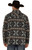 Powder River Men's Gray Aztec Jacquard Button Up Wool Jacket