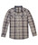 Victory Sportswear Driftwood & Tan Plaid Long Sleeve Western Snap Shirt