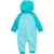 Carhartt Infant Girls Long Sleeve Fleece Full Zip-Front Hooded Coveralls