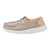 Hey Dude Girls Youth Wendy Metallic Sparkle Rose Gold Casual Shoes