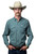 Ferrell Men's Aqua Core Long Sleeve Snap Shirt