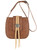 Justin Ladies Tan Saddle Bag with Oval Concho