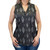 Cowgirl Hardware Ladies Black All Over Saguaro HiLo Tank Top