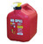 No-Spill 5 Gallon Red Plastic Gas Can