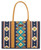 Wrangler Ladies Mustard Aztec Print Canvas Tote Bag