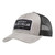 Troll Co. Men's Gray & Black Support Blue Collar Barricade Mid Profile Classic Mesh Back Trucker Cap