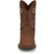 Justin Boys Hazelnut Brown & Orange Bowline Junior Round Toe Western Boots