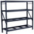 Black Diamond Heavy Duty Steel Shelving Unit with 4 Adjustable Shelves