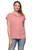 Threadgrit Women's Short Sleeve Coral Ikat Makayla Shirt