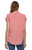 Threadgrit Women's Short Sleeve Coral Ikat Makayla Shirt