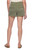 Threadgrit Women's Olive Suzanne Utility Short