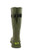 Western Chief Women's Green Flowered Medley Wide Calf Tall Rain Boot