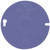 Thomas & Betts Blank Round Outlet Box Cover 4in - Blue