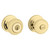 Kwikset Signature Series 740J3SMTCP Keyed Entry Knob, Metal, Polished Brass