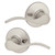 Kwikset 92001-525 Passage Lever, Satin Nickel, Reversible Hand, 3 Grade