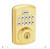 Kwikset Powerbolt 250 992500-001 Keypad Electronic Lock, 3 Grade, Zinc, Lifetime Polished Brass, KW1 Keyway