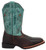Dan Post Salina - Girl's Brown and Turquoise Leather Cowgirl Boots