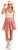 Rock & Roll Denim Ladies Rose Smocked Eyelet Ruffled Mini Skirt