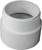 Canplas 192873 Pipe Adapter, 3 in, MNPT x Hub, PVC, White