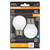 Sylvania 40799 Natural LED Bulb, Globe, G16.5 Lamp, 40 W Equivalent, E26 Lamp Base, Dimmable, Frosted, Soft White Light