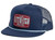 Red Dirt Hat Co. Howdy Maroon & Navy Mesh Snapback Cap