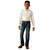 Ariat Boys White Solid Twill Classic Fit Long Sleeve Button Up Shirt