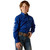 Ariat Boys Youth Ultramarine & White Team Logo Twill Classic Fit Long Sleeve Button Up Shirt