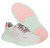 Hey Dude Ladies Grey & Turquoise Sirocco Alta Friendship Lace Shoes