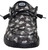 Hey Dude Men's Black Wally Funk Skull Print Casual Slip On Shoes