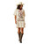 Ariat Ladies Oatmeal Heather Wild Cowgirl Short Sleeve Tee Dress