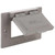 Hubbell Raco 1-Hole Weatherproof Device Cover - Gray