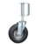 Precision 8" Rubber Swivel Gate Caster