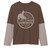 Shea Baby Toddler Boys Brown & White Tough Cowboys Long Sleeve T-Shirt