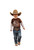 Shea Baby Toddler Boys Brown & White Tough Cowboys Long Sleeve T-Shirt