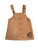 Shea Baby Brown Faux Suede Overall Dress 
