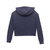 Wrangler Womens Odyssey Gray Cropped Crew Hoodie
