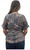 Liberty Wear Ladies Grey The Rodeo's In Town Oversized Short Sleeve Shirt
