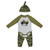Wrangler Boys Infant Green Camo Little Sidekick Pajama Set