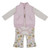 Wrangler Girls Infant Pink Sunflower 3-Piece Outfit