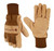 Carhartt Women's Brown/Barley Synthetic Suede Knit Cuff Glove