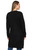 Threadgrit Ladies Black Wren Long Sleeve Open Front Cardigan