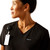 Ariat Women's Black Clara 6 Pocket Scrub Top