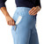 Ariat Women's Light Blue Heather Nightingale Utility Stretch Scrub Pants