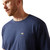 Ariat Men's Navy Heather Rebar Cotton Strong Standard Pocket Short Sleeve T-Shirt