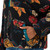 Wrangler Womens Black Floral Sherpa Quarter Button Pullover