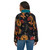 Wrangler Womens Black Floral Sherpa Quarter Button Pullover