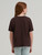 Wrangler Girls Brown Lainey Wilson Call A Cowboy Oversized Short Sleeve Shirt