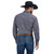 Wrangler Mens Cody Johnson Solid Black Button Long Sleeve Shirt