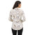 Wrangler Womens Cream Western Button Long Sleeve Shirt