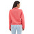 Wrangler Womens Pink Logo Quarter Snap Pullover